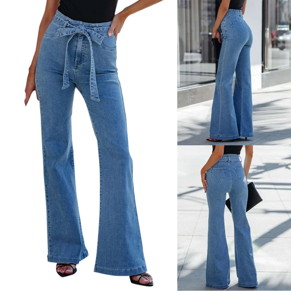 French Straight Wide Leg Jeans Women Harajuku Streetwear Solid Trousers High Quality Long Pants